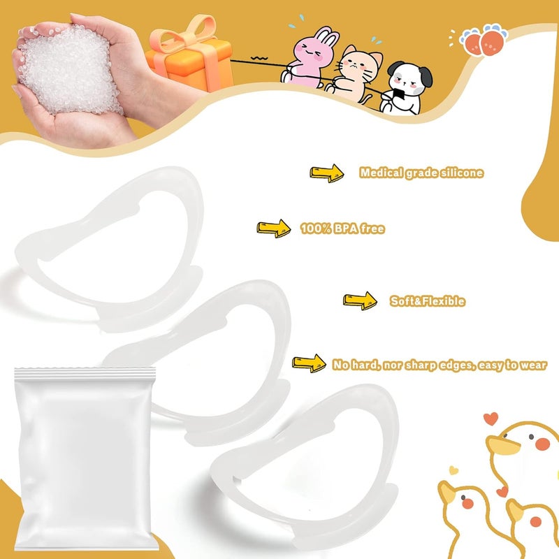 B Rush 10 Pcs Lip Ring Retractor, Dental Grade Mouth Opener For Speak Out Games, Cheek Expansion Mouthpiece Game Tool For Party Hilarious Family Kids Fun Gaming - Image 4